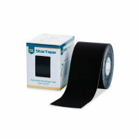 SL StarTape - Kinesiologie Tape 5,5m x 5 cm schwarz